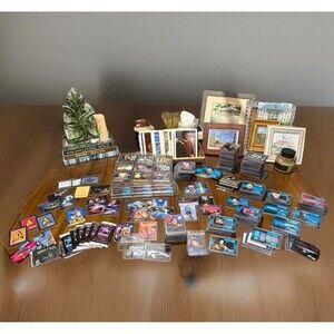 Huge Lot 800+ STAR TREK Trading Cards 90s Checklists Sets Cases Pages Wrath 5x7s